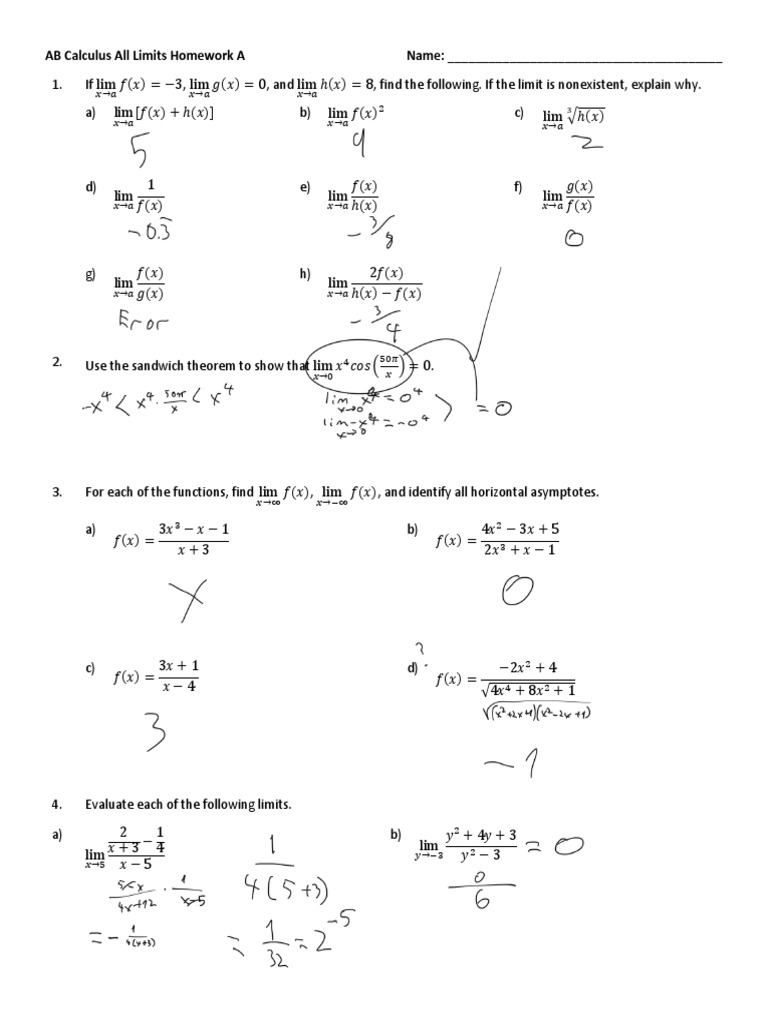 ABCALC Limit | PDF | Mathematical Analysis | Mathematics