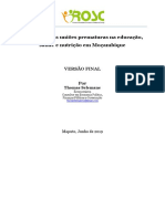 O impacto das uniões prematuras na educação, saúde e nutrição em Moçambique