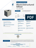 Block Estructural de 15 C Mitad