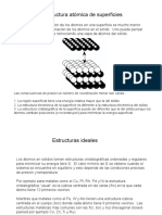 Estructura Atómica de Superficies