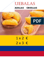 Menu  Criolla