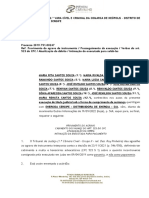 Execução pagamento multa honorários