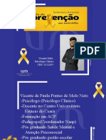 Psicólogo Vicente Melo e prevenção ao suicídio