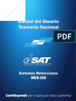 Manual de Usuario Sistema Retenciones Web Isr Tesoreria