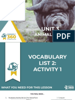 SP Vocabulary Activity 1 List 2