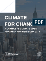 Climate For Change: A Complete Climate Jobs Roadmap For NYC