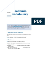 Academic vocabulary essential for effective academic writing