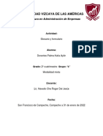 GLOSARIO - Matemáticas Financieras