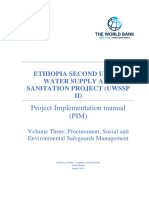 Ethiopia Water Project Procurement Manual