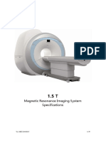 1.5T MRI Specifications