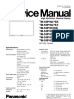 Th-50phw7 Panasonic HD Plama Display