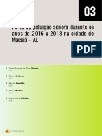 Perfil da poluição sonora em Maceió de 2016 a 2018
