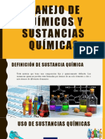 Manejo de Químicos y Sustancias Químicas