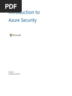 Azure - Intro To Azure Security (2017)