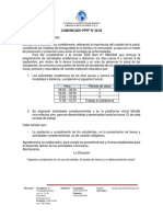 Comunicado PPFF 2622