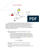 Ampl Op como Integrador e Diferenciador