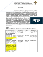 Diferentes definiciones de alimentos funcionales