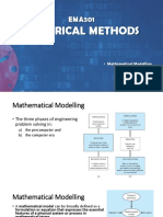 1 Mathematical Modelling