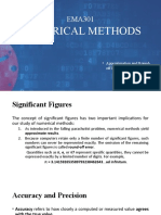 4 Approximation and Round-Off Errors