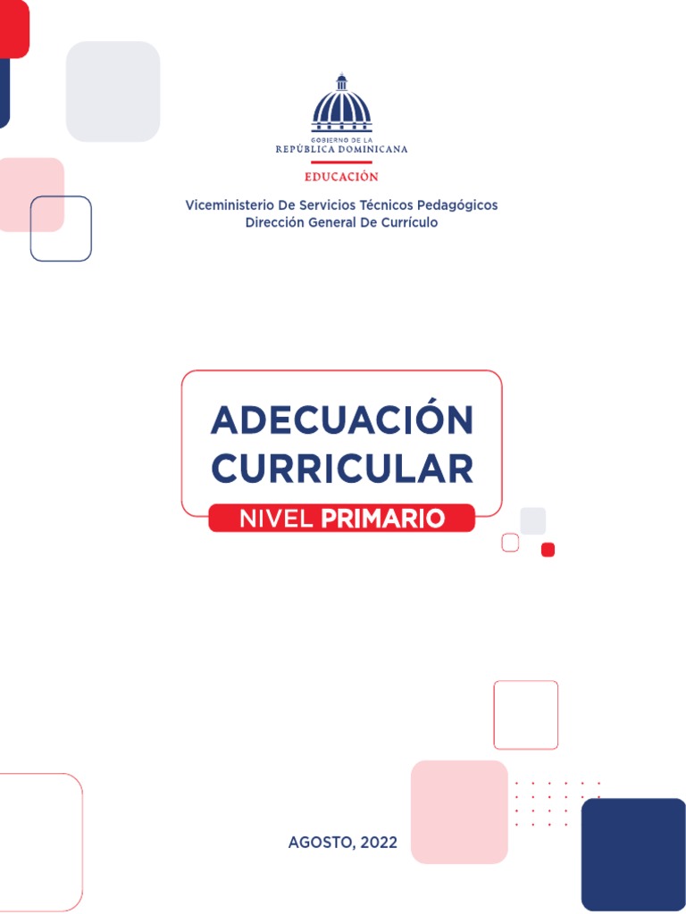 Adecuación Curricular Primaria 2024 | PDF | Plan de estudios | Aprendizaje