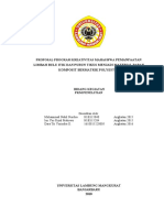 Cover PROPOSAL PROGRAM KREATIVITAS MAHASISWA PEMANFAATAN