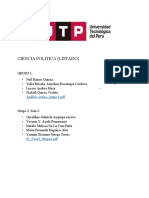 Ciencia Politica (Listado)