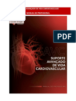 Suporte avançado de vida cardiovascular MANUAL DO PROFISSIONAL