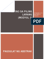 Filipino Sa Piling Larang Modyul 3