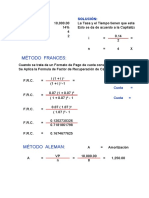 Cuadros Amortizacción Deuda