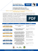 Agenda Catedra Mercedes Rodrigo 2022