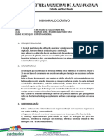 Construção de galpão industrial com detalhamento de serviços preliminares, infraestrutura, alvenarias, cobertura, revestimentos e instalações