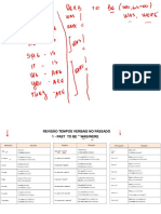 Revisão Tempos Verbais Passado