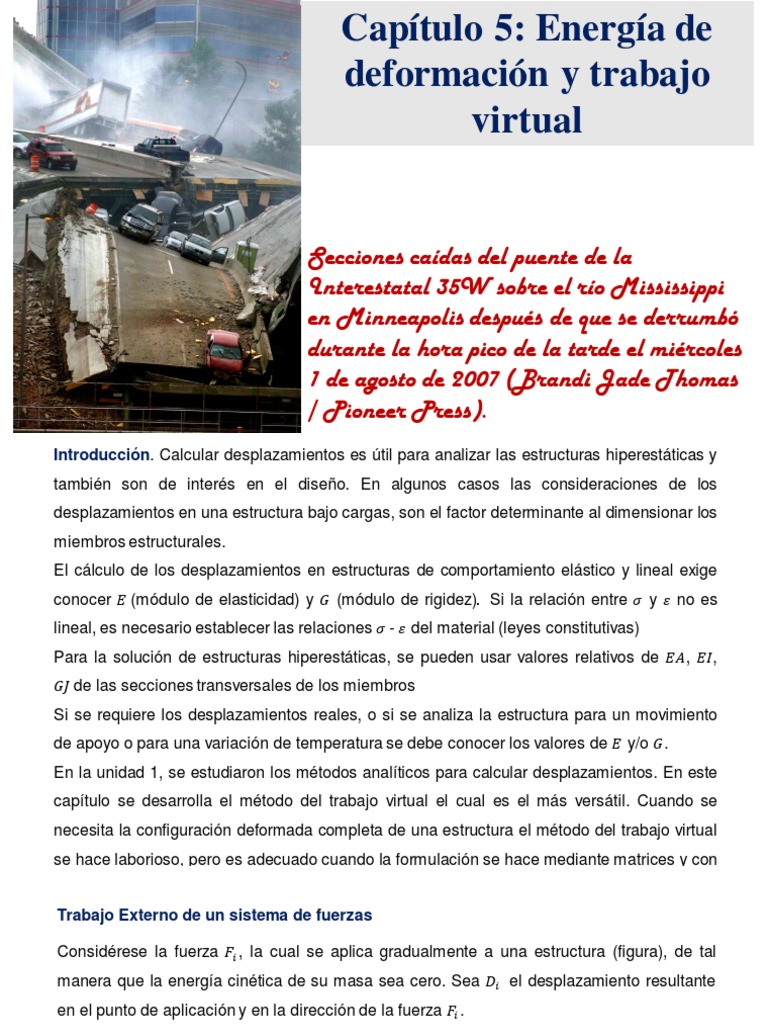 Energia de Deformacion Parte 1 PDF Deformación (ingeniería