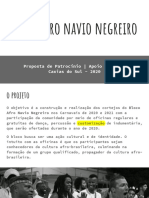 Bloco Afro Navio Negreiro - Proposta de Patrocinio RS