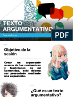 TEXTO ARGUMENTATIVO