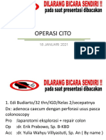 Lapjag Adenocarcinoma Caecum 18 Januari 2021