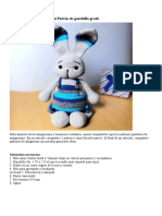 Conejo de Punto Amigurumi Patrón de Ganchillo Gratis