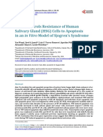 NF B Controls Resistance of Human Saliv