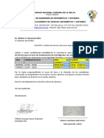 Cambio de Horario Fundamentos de Investigacion 2022 - I