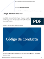 3.1 Código de Conducta SEP - Secretaría de Educación Pública - Gobierno - Gob - MX