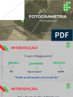 INTRODUÇÃO - Fotogrametria