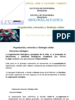 Biologia Acuatica: Organización, Estructura y Fisiología Celular