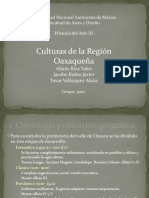 Culturas de La Región Oaxaqueña I (Reparado) .PPTX (Reparado)