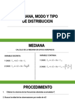 GUIAS Mediana, Modo y Tipo de Distribución