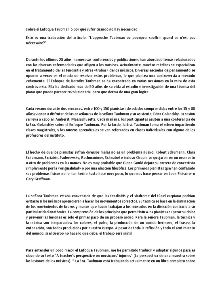 Taubman pdf