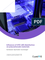 COV-291 Influence of UVC LED Disinfection On Polycarbonate Materials