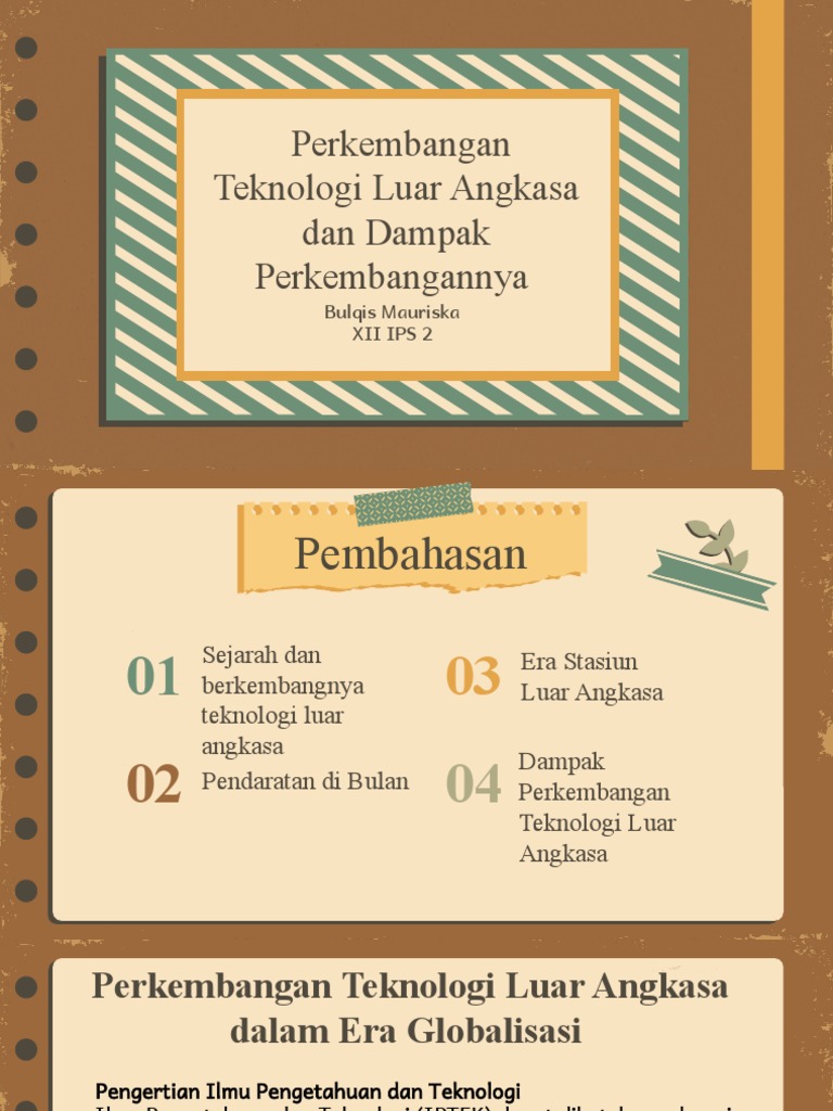 Perkembangan Teknologi Luar Angkasa | PDF