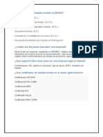 Qué Tipos de Sociedades Existen en Bolivia