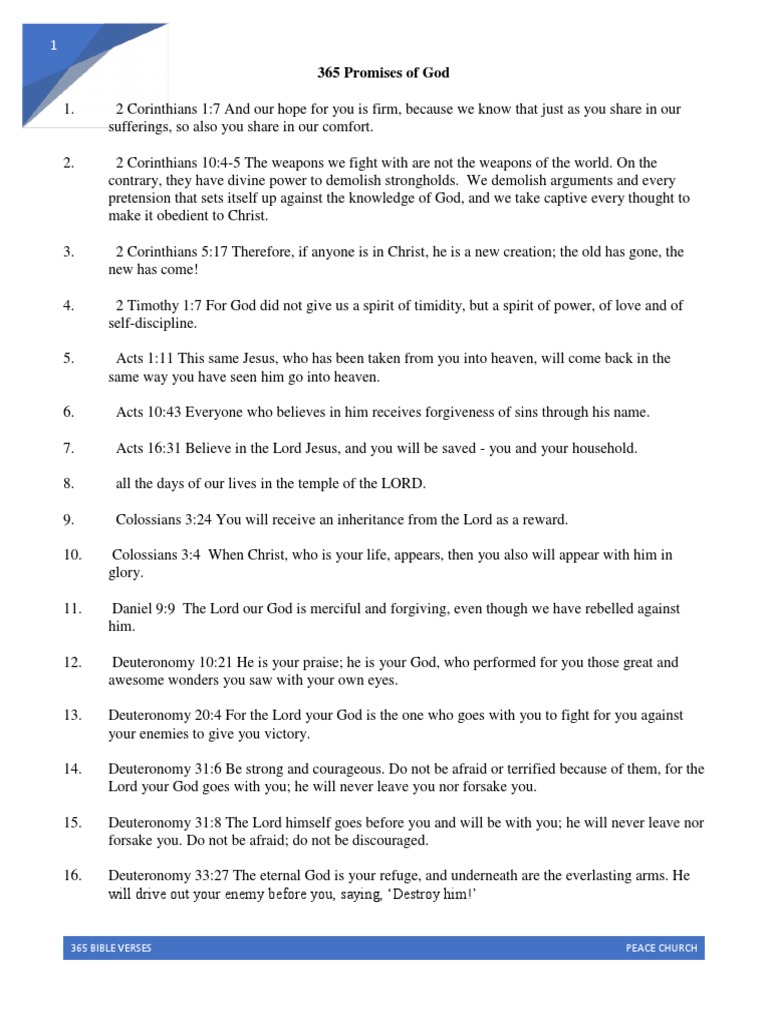 365 Bible Verses | PDF