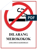 DILARANG MEROKOKOK